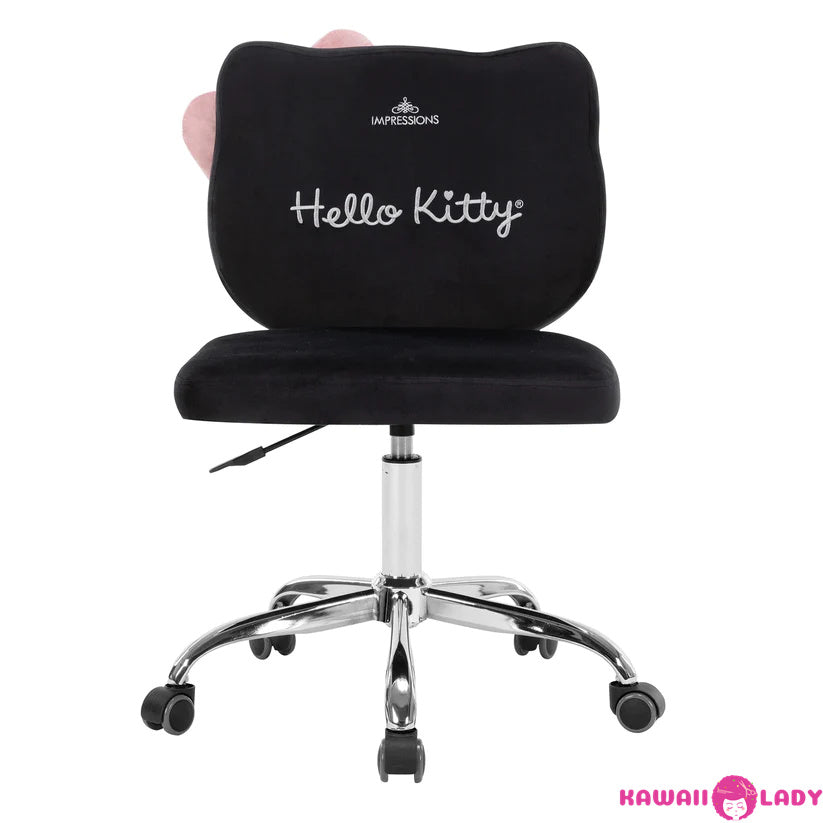 Kawaii Kitty Cat Swivel Vanity Chair