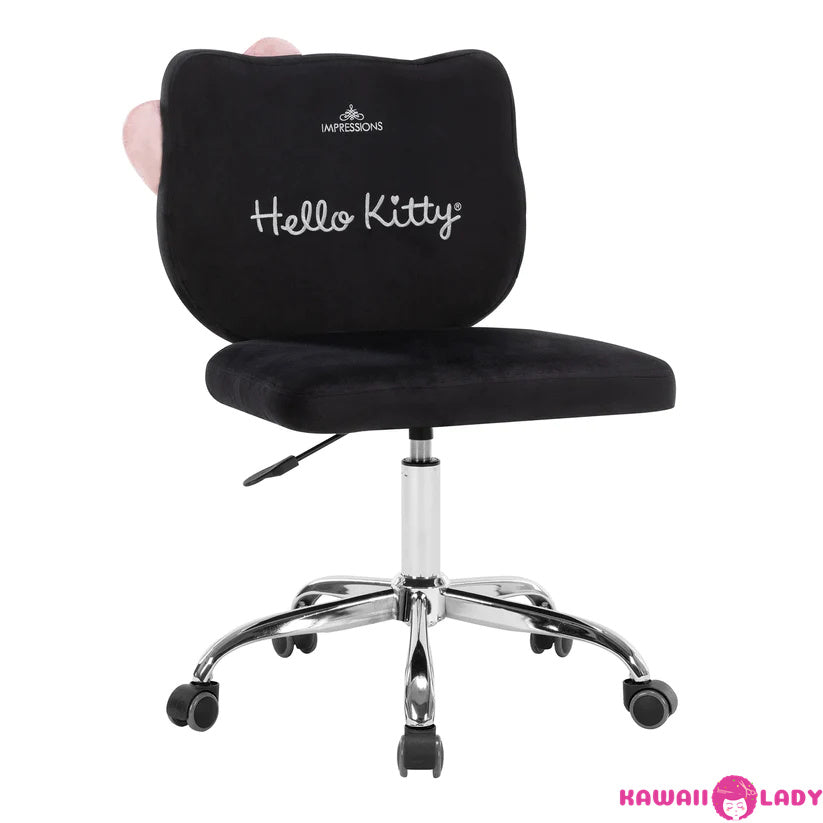 Kawaii Kitty Cat Swivel Vanity Chair