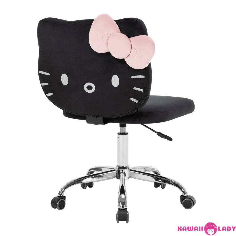 Kawaii Kitty Cat Swivel Vanity Chair