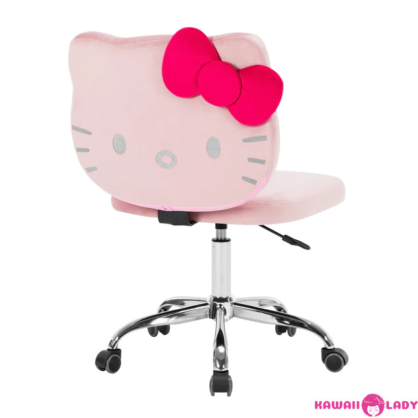 Kawaii Kitty Cat Swivel Vanity Chair