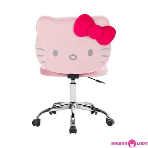 Kawaii Kitty Cat Swivel Vanity Chair