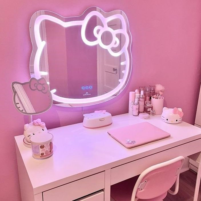 REDBOW Cartoon Kitty Cat Vanity Cute Mirror