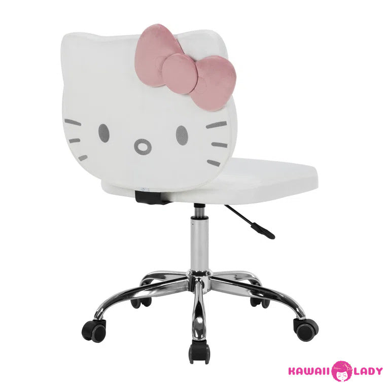 Kawaii Kitty Cat Swivel Vanity Chair