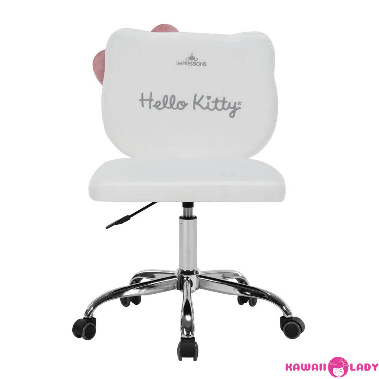 Kawaii Kitty Cat Swivel Vanity Chair